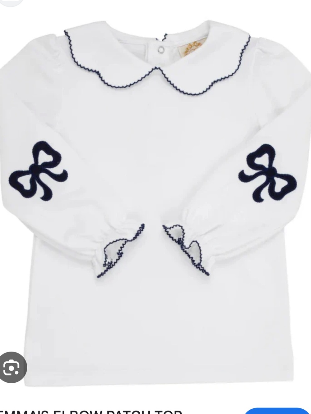 NWT the Beaufort Bonnet company Emma elbow patch top size 6